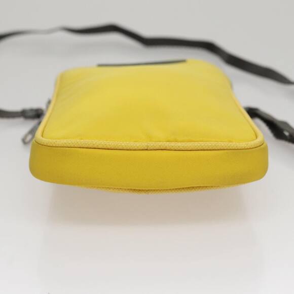 PRADA Shoulder Bag Nylon Yellow - Picture 9 of 16
